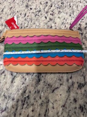 Relic Colorful Scalloped Wristlet Clutch - Multicolor